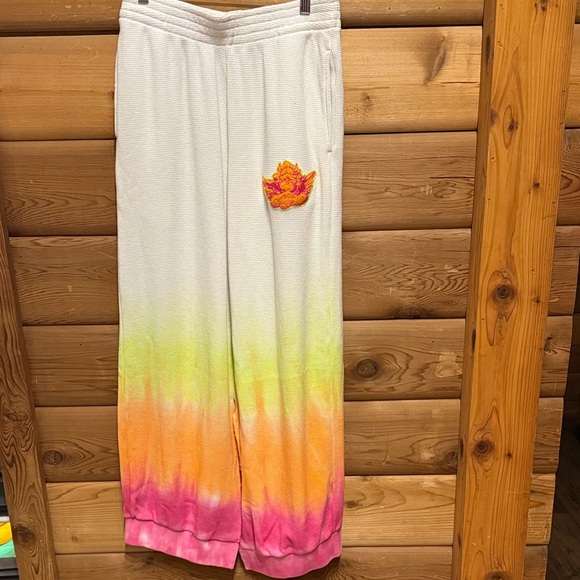 Boys Lie Pink, Orange, Yellow Gradient Sweatpants - Picture 1 of 6